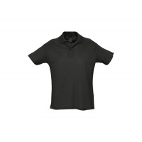 POLO PIQUÉ M/M 3 BOT SUMMER PRETO